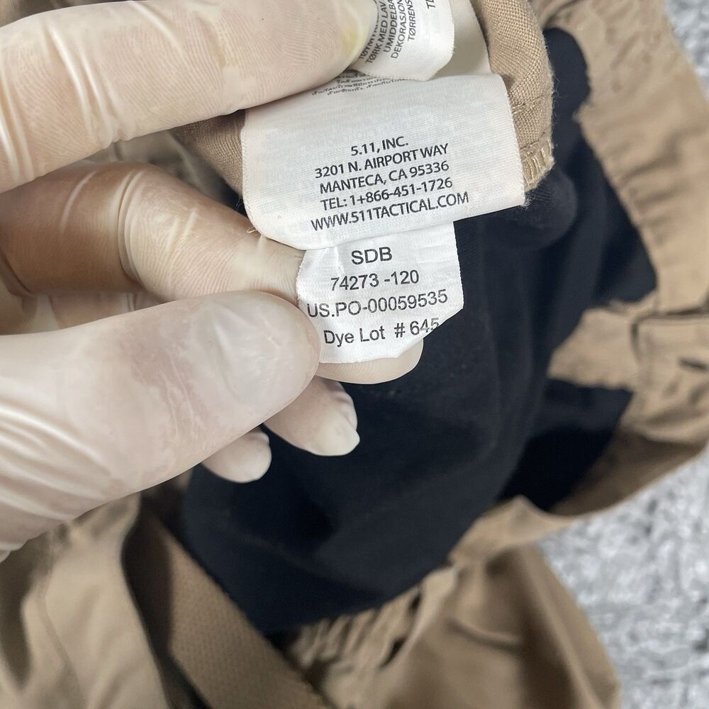 5.11 Tactical Pro Ripstop Cargo Pants Men’s 42x32 Utility Military Hiking Nature - Picture 4 of 8